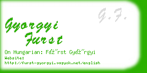 gyorgyi furst business card